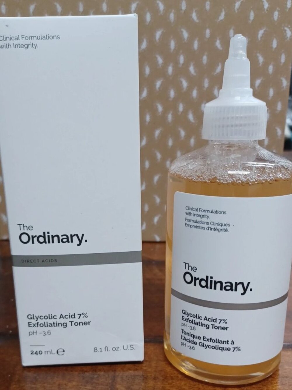 The Ordinary Glycolic Acid 7% Exfoliating Toner 8.1 fl oz